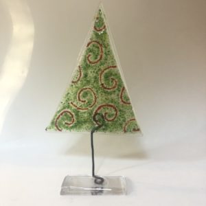 glass holiday tree