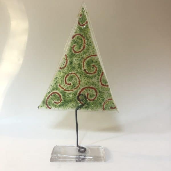glass holiday tree